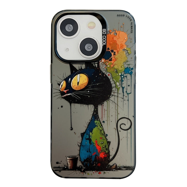 Animal Pattern Oil Painting Series PC + TPU Phone Case, For iPhone 12 Pro Max