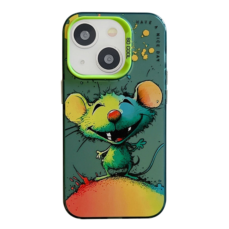 Animal Pattern Oil Painting Series PC + TPU Phone Case, For iPhone 12 Pro Max
