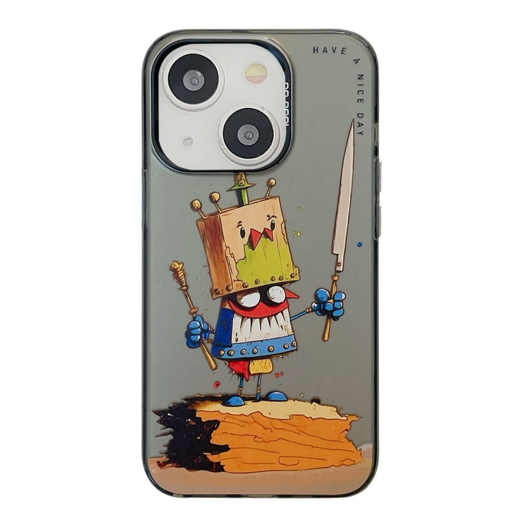 Animal Pattern Oil Painting Series PC + TPU Phone Case, For iPhone 12 Pro Max