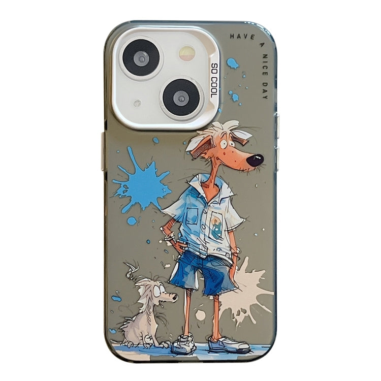 Animal Pattern Oil Painting Series PC + TPU Phone Case, For iPhone 12 Pro Max
