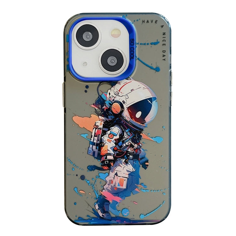Animal Pattern Oil Painting Series PC + TPU Phone Case, For iPhone 14 Pro