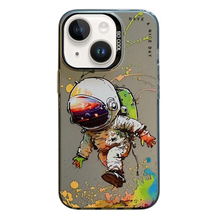 Animal Pattern Oil Painting Series PC + TPU Phone Case, For iPhone 14