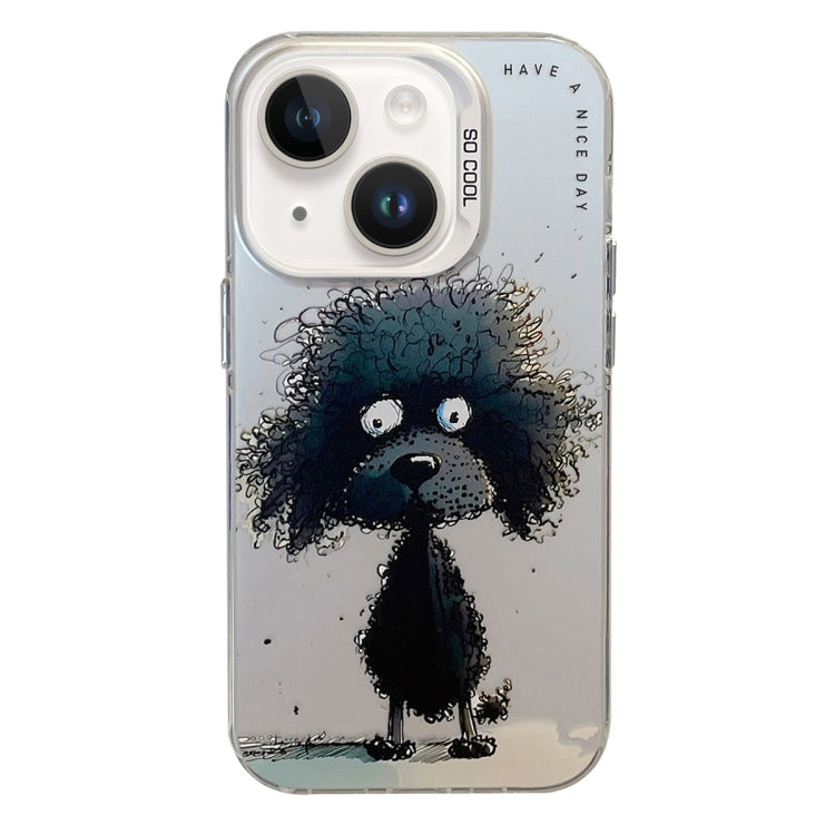 Animal Pattern Oil Painting Series PC + TPU Phone Case, For iPhone 14