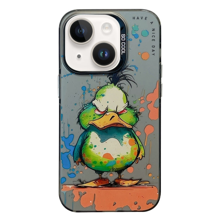 Animal Pattern Oil Painting Series PC + TPU Phone Case, For iPhone 14