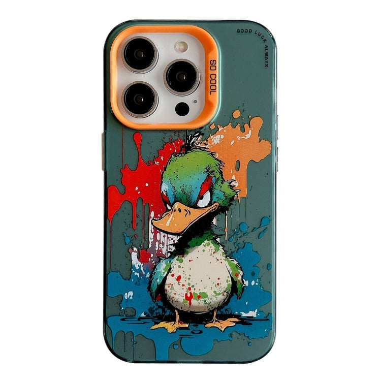 Animal Pattern Oil Painting Series PC + TPU Phone Case, For iPhone 16 Plus