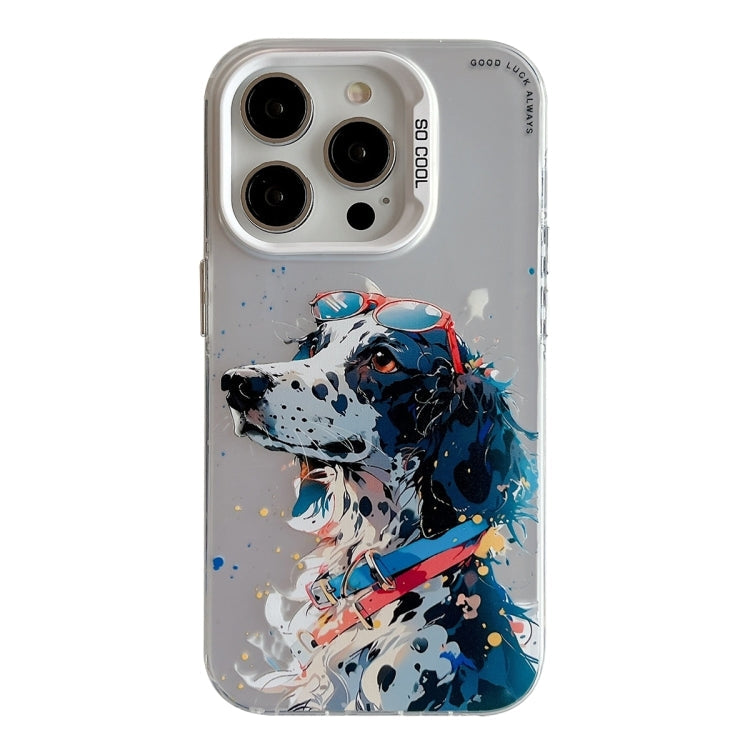 Animal Pattern Oil Painting Series PC + TPU Phone Case, For iPhone 16 Plus