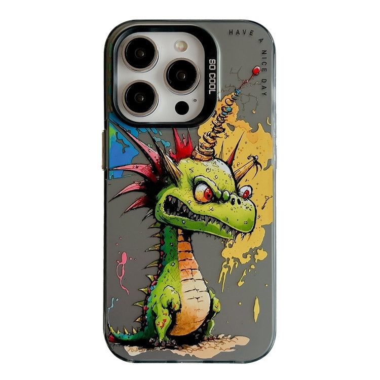 Animal Pattern Oil Painting Series PC + TPU Phone Case, For iPhone 16 Plus
