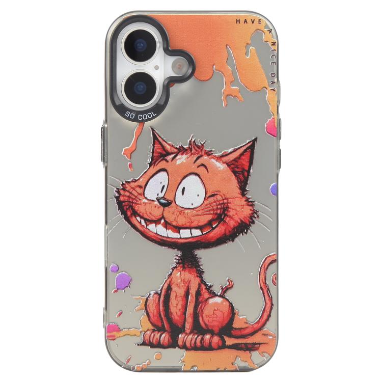 Animal Pattern Oil Painting Series PC + TPU Phone Case, For iPhone 15 Pro Max