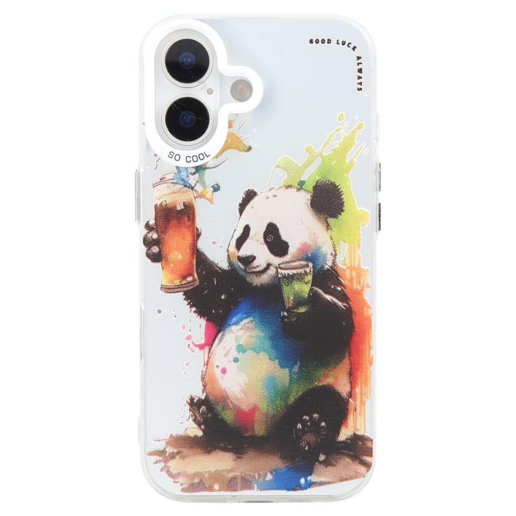 Animal Pattern Oil Painting Series PC + TPU Phone Case, For iPhone Air