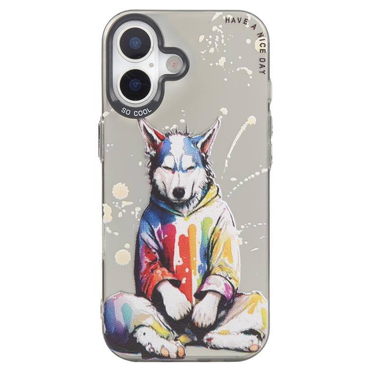 Animal Pattern Oil Painting Series PC + TPU Phone Case, For iPhone Air