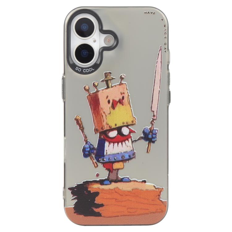 Animal Pattern Oil Painting Series PC + TPU Phone Case, For iPhone Air