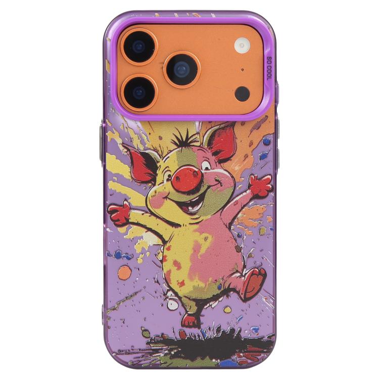Animal Pattern Oil Painting Series PC + TPU Phone Case, For iPhone 17