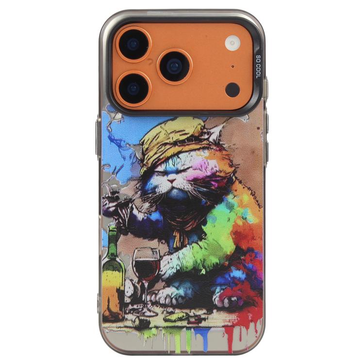 Animal Pattern Oil Painting Series PC + TPU Phone Case, For iPhone 17