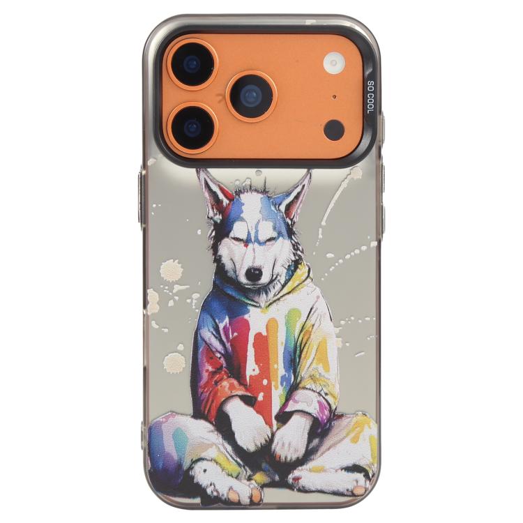 Animal Pattern Oil Painting Series PC + TPU Phone Case, For iPhone 17