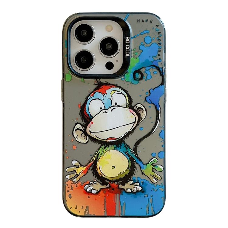 Animal Pattern Oil Painting Series PC + TPU Phone Case, For iPhone 17 Pro