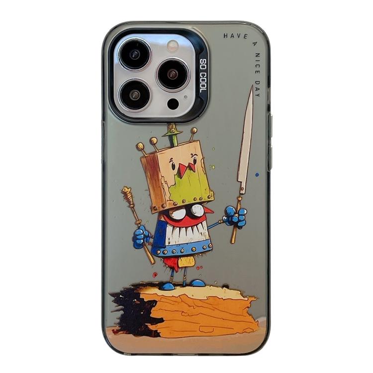 Animal Pattern Oil Painting Series PC + TPU Phone Case, For iPhone 17 Pro