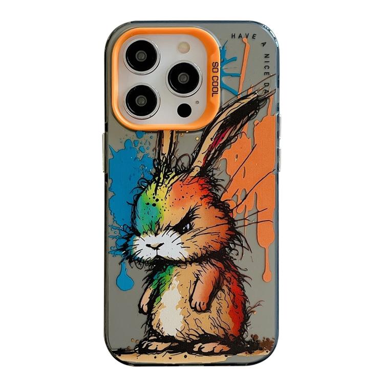Animal Pattern Oil Painting Series PC + TPU Phone Case, For iPhone 17 Pro