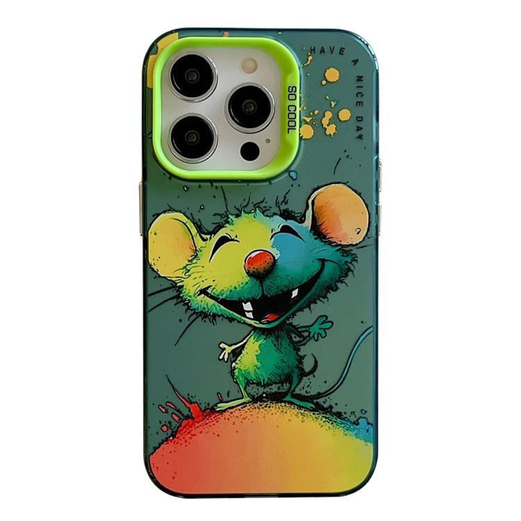 Animal Pattern Oil Painting Series PC + TPU Phone Case, For iPhone 17 Pro Max