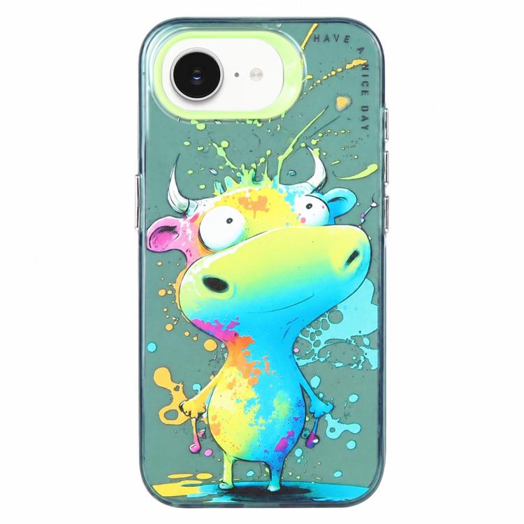 Animal Pattern Oil Painting Series PC + TPU Phone Case, For iPhone 17 Pro