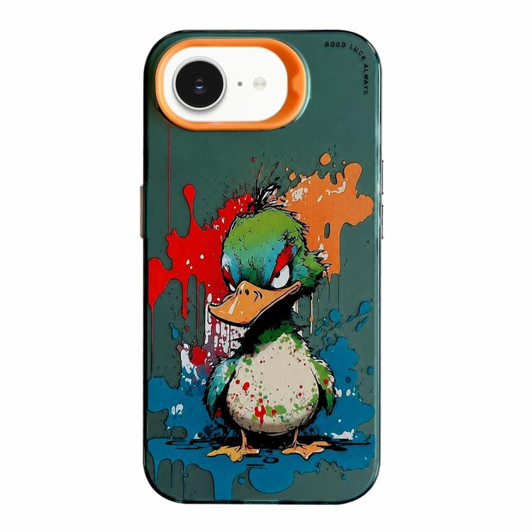Animal Pattern Oil Painting Series PC + TPU Phone Case, For iPhone 17 Pro