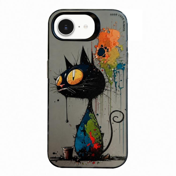 Animal Pattern Oil Painting Series PC + TPU Phone Case, For iPhone 17 Pro