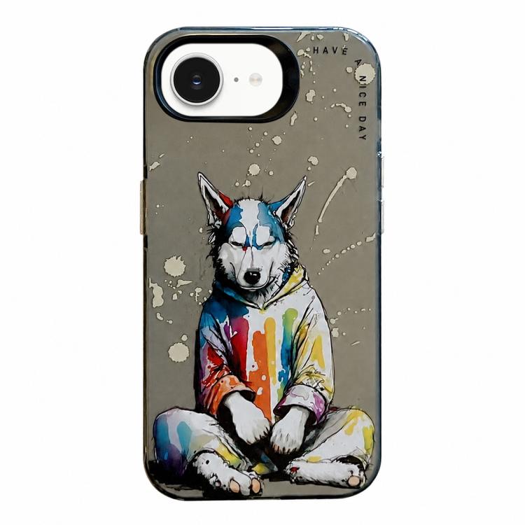Animal Pattern Oil Painting Series PC + TPU Phone Case, For iPhone 17 Pro Max