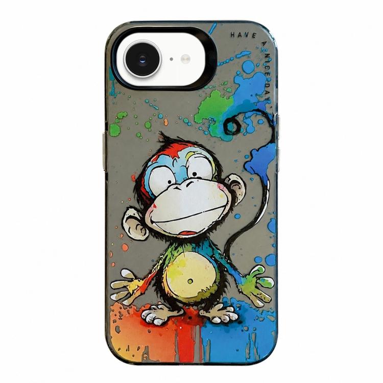Animal Pattern Oil Painting Series PC + TPU Phone Case, For iPhone 17 Pro Max