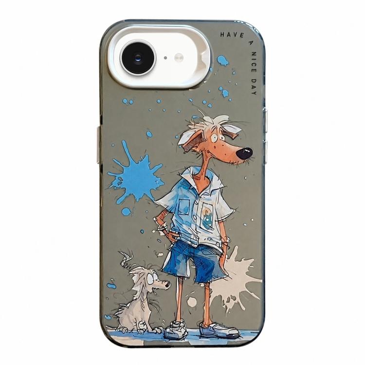 Animal Pattern Oil Painting Series PC + TPU Phone Case, For iPhone 17 Pro