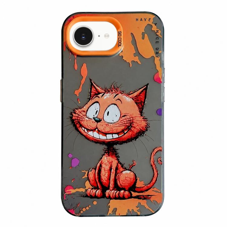 Animal Pattern Oil Painting Series PC + TPU Phone Case, For iPhone 13 Pro
