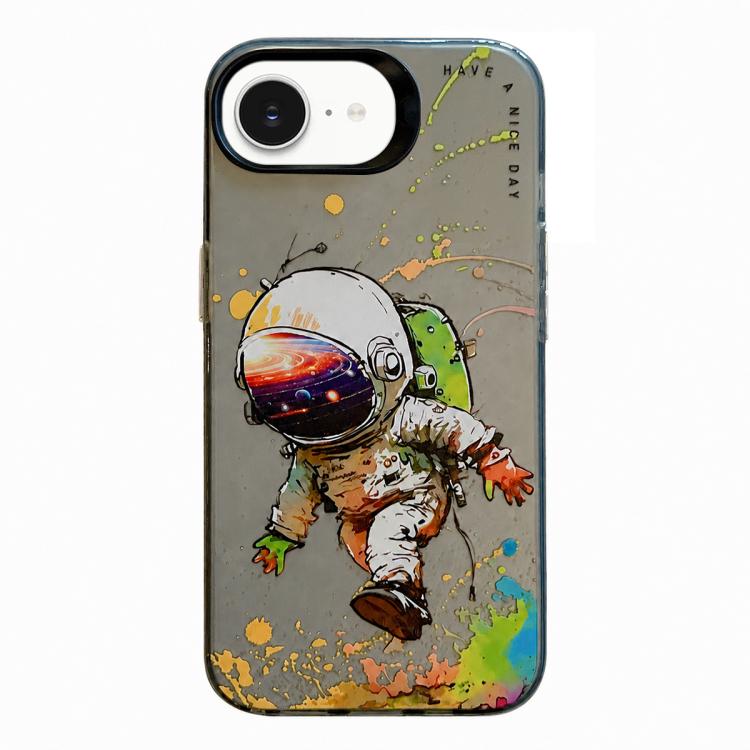 Animal Pattern Oil Painting Series PC + TPU Phone Case, For iPhone 13 Pro