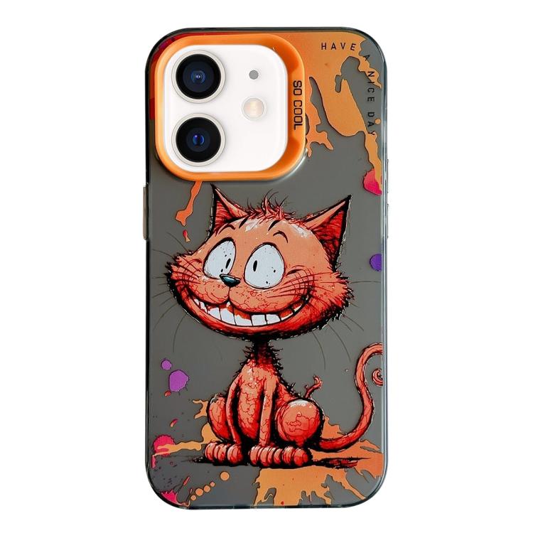 Animal Pattern Oil Painting Series PC + TPU Phone Case, For iPhone XS Max