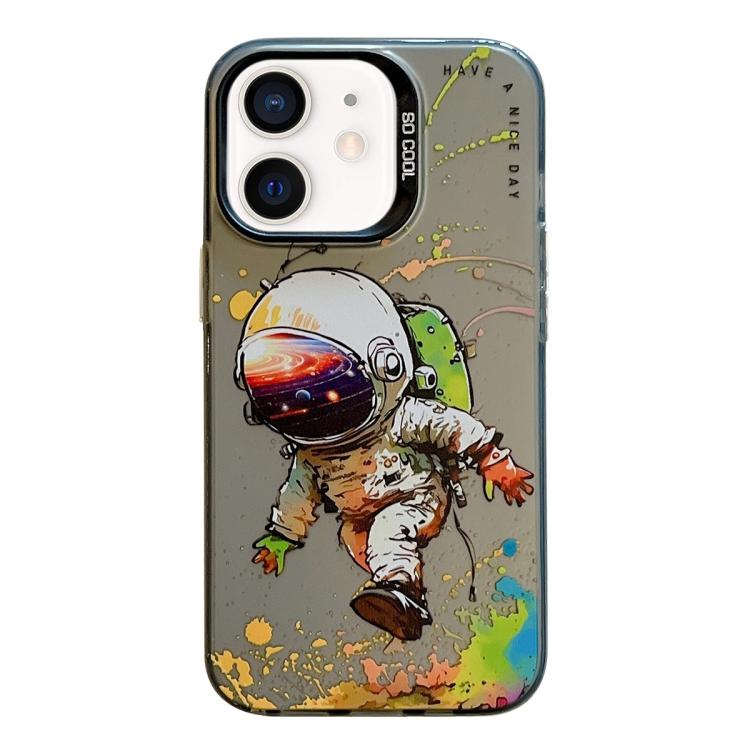 Animal Pattern Oil Painting Series PC + TPU Phone Case, For iPhone XS Max