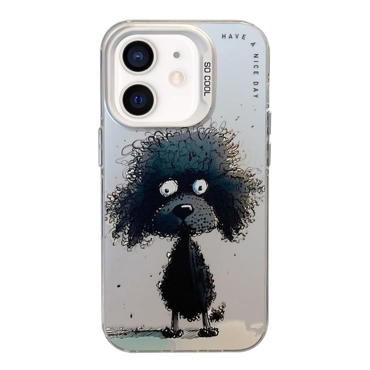 Animal Pattern Oil Painting Series PC + TPU Phone Case, For iPhone XS Max