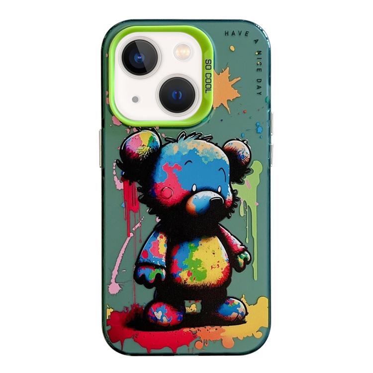 Animal Pattern Oil Painting Series PC + TPU Phone Case, For iPhone 12 Pro