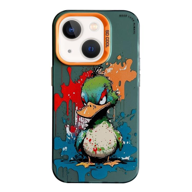 Animal Pattern Oil Painting Series PC + TPU Phone Case, For iPhone 12 Pro