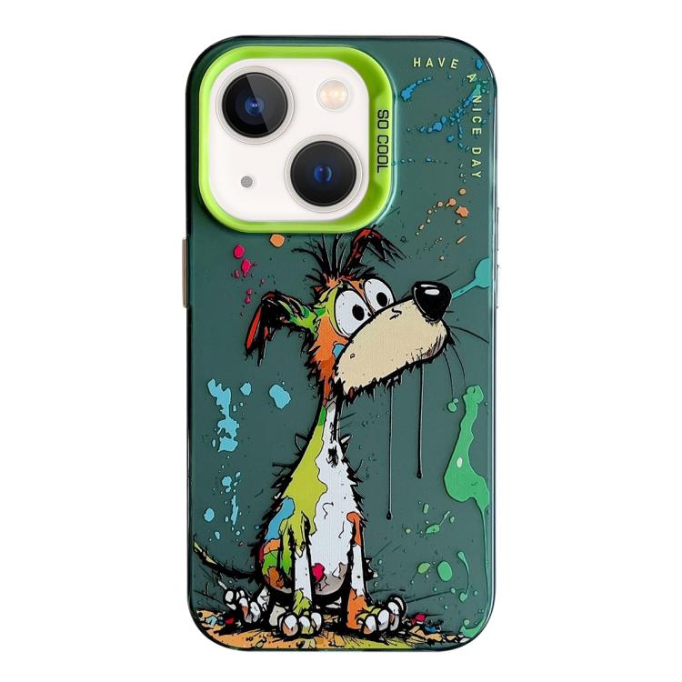 Animal Pattern Oil Painting Series PC + TPU Phone Case, For iPhone 12 Pro