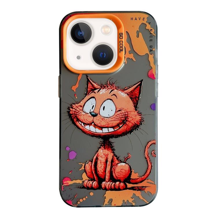 Animal Pattern Oil Painting Series PC + TPU Phone Case, For iPhone 12 Pro