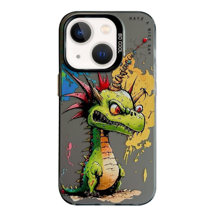 Animal Pattern Oil Painting Series PC + TPU Phone Case, For iPhone 12 Pro