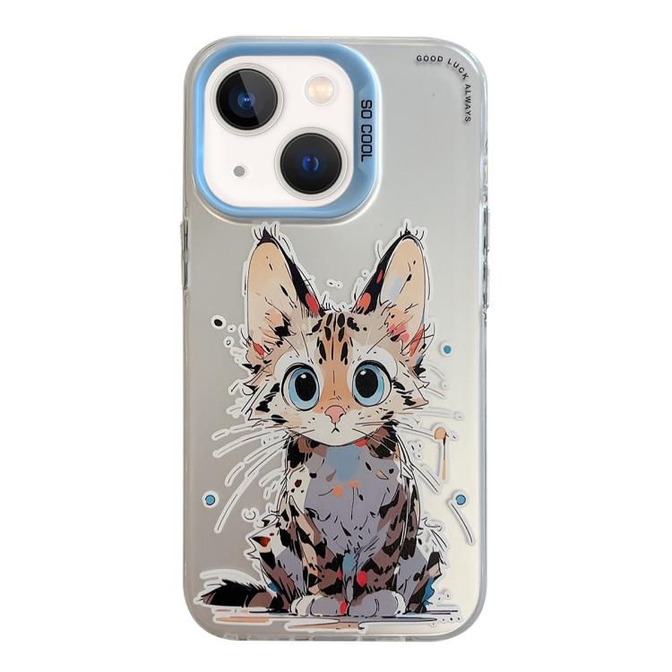 Animal Pattern Oil Painting Series PC + TPU Phone Case, For iPhone 12 Pro