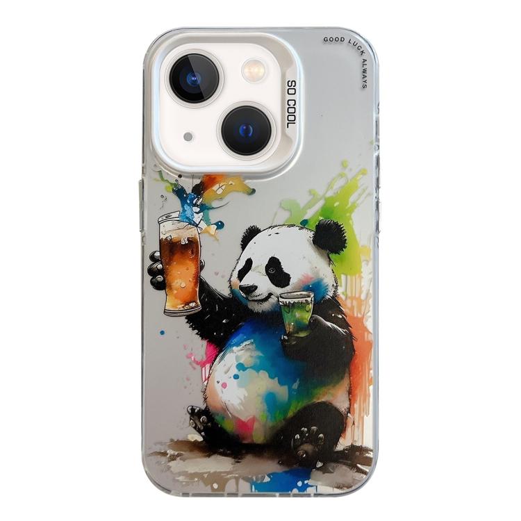 Animal Pattern Oil Painting Series PC + TPU Phone Case, For iPhone 12 Pro