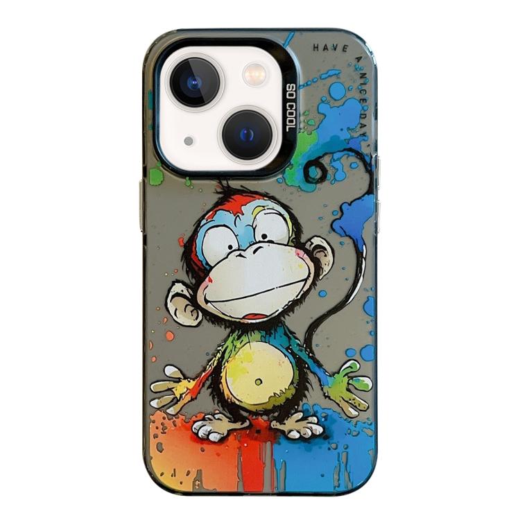 Animal Pattern Oil Painting Series PC + TPU Phone Case, For iPhone 12 Pro