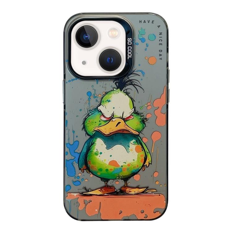 Animal Pattern Oil Painting Series PC + TPU Phone Case, For iPhone 12 Pro