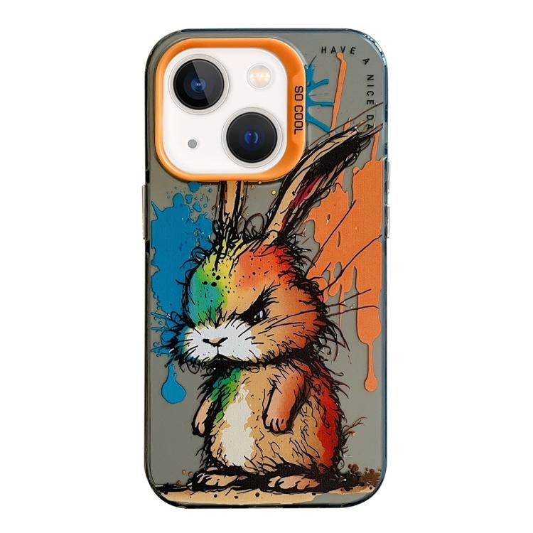 Animal Pattern Oil Painting Series PC + TPU Phone Case, For iPhone 12 Pro