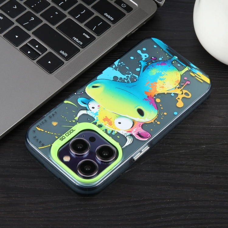 Animal Pattern Oil Painting Series PC + TPU Phone Case, For iPhone 17 Pro