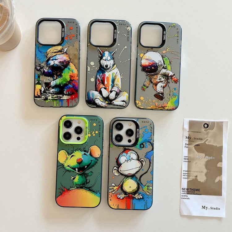 Animal Pattern Oil Painting Series PC + TPU Phone Case, For iPhone 17 Pro