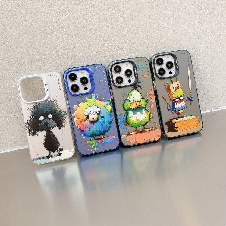 Animal Pattern Oil Painting Series PC + TPU Phone Case, For iPhone 17 Pro