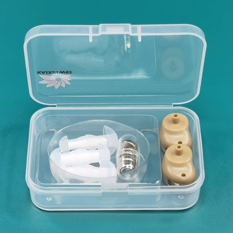 KAIXINWEI K8000 1 Pair DC1.5V In-ear Hearing Aid Sound Amplifier, K8000