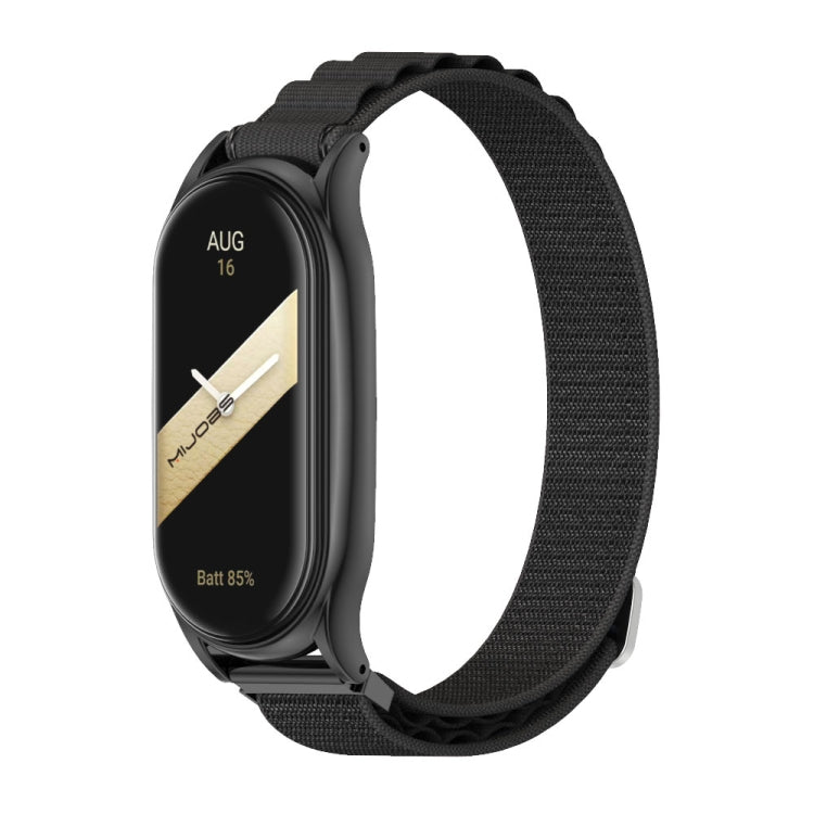 Mijobs Plus Case Nylon Breathable Watch Band, For Xiaomi Mi Band 8