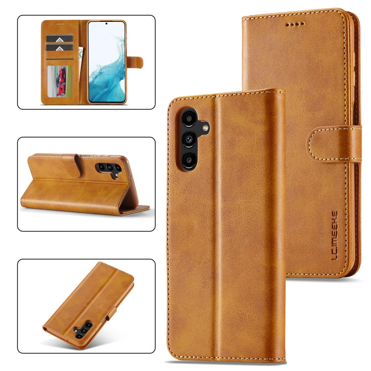 LC.IMEEKE Calf Texture Leather Phone Case, For Samsung Galaxy S23 FE 5G, For Samsung Galaxy A55 5G, For Samsung Galaxy S24+ 5G, For Samsung Galaxy S24 5G