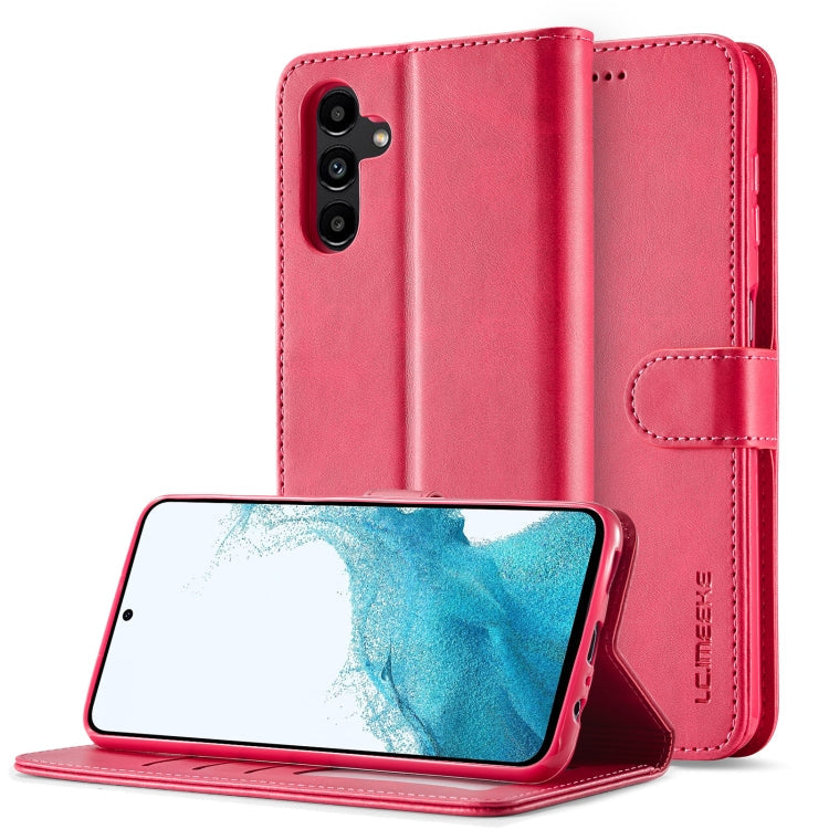LC.IMEEKE Calf Texture Leather Phone Case, For Samsung Galaxy A05, For Samsung Galaxy A05S, For Samsung Galaxy A35 5G, For Samsung Galaxy S24 Ultra 5G